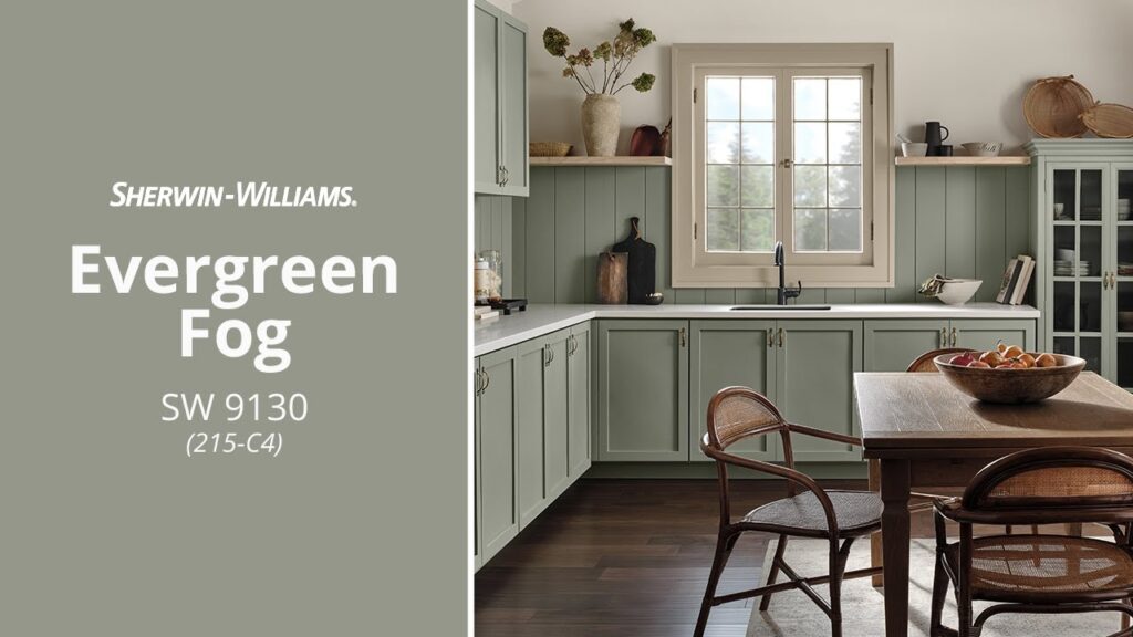 Evergreen Fog Sherwin Williams: A Serene Hue for Your Home