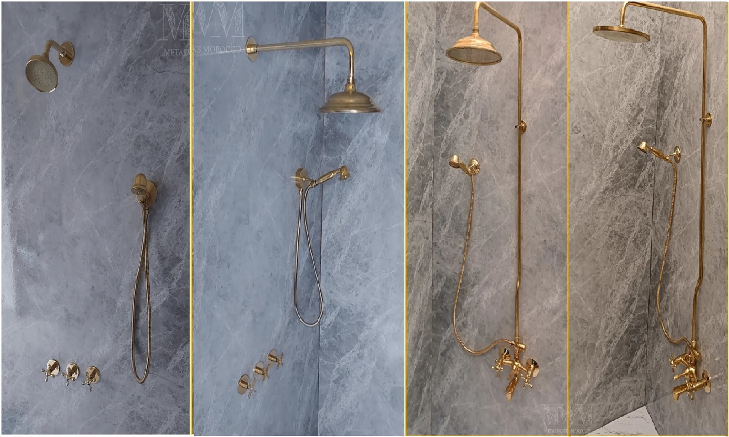 Golden Elegance Unleashed: Transform Your Shower Experience with the Timeless Allure of Unlacquered Brass
